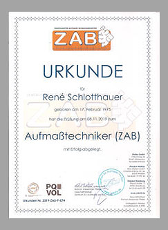 Aufmaßtechniker (ZAB)